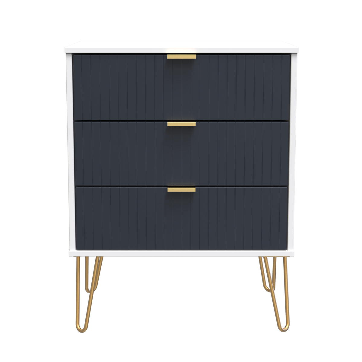 Linear 3 Drawer Midi Chest with Legs