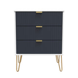Linear 3 Drawer Midi Chest with Legs
