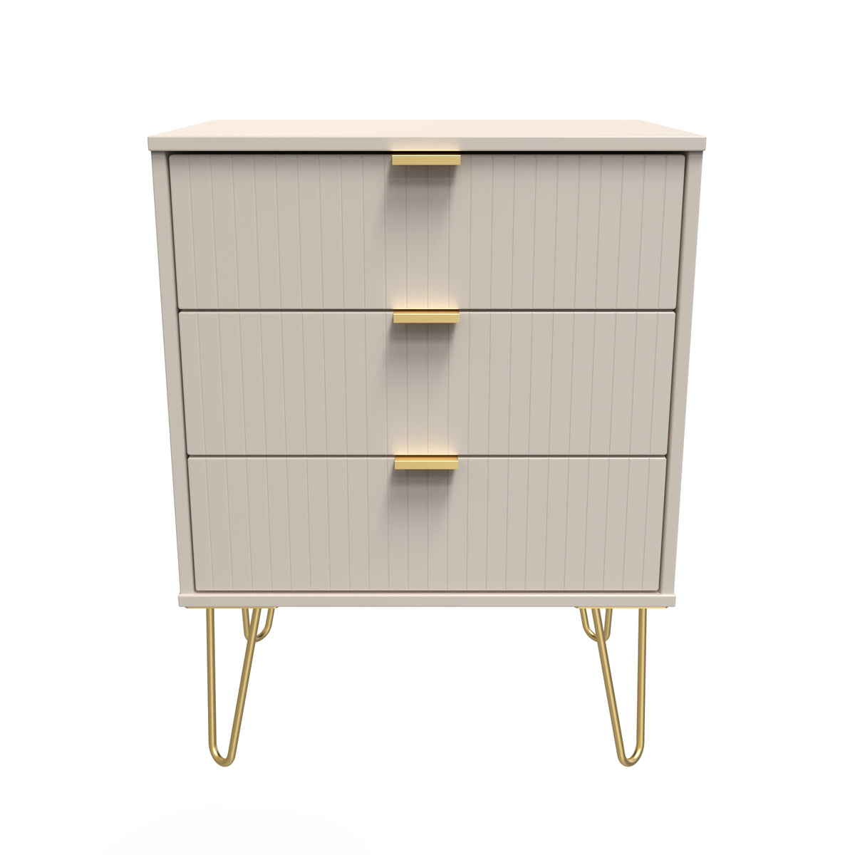 Linear 3 Drawer Midi Chest with Legs