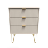 Linear 3 Drawer Midi Chest with Legs