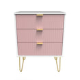 Linear 3 Drawer Midi Chest with Legs