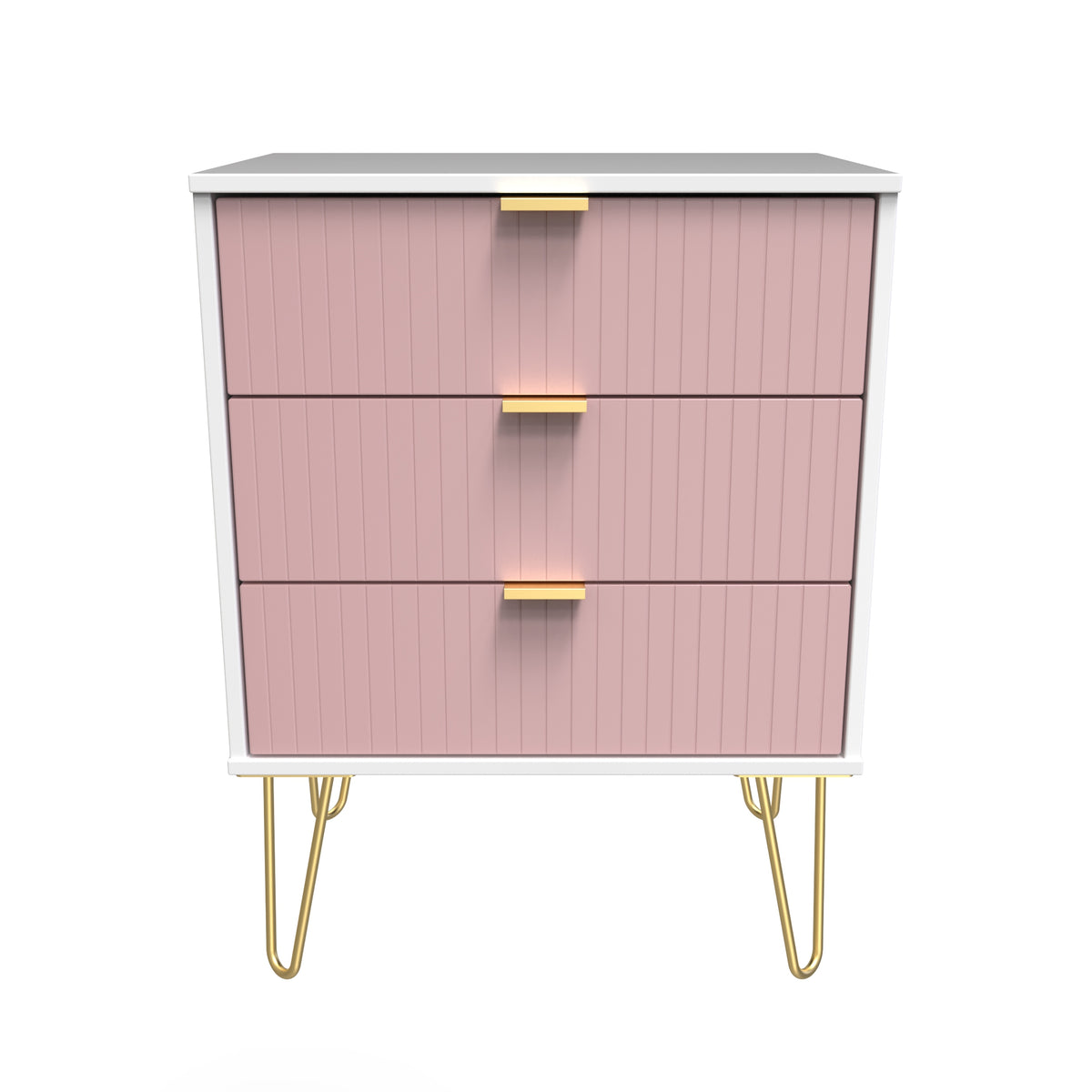 Linear 3 Drawer Midi Chest with Legs