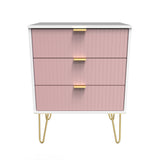 Linear 3 Drawer Midi Chest with Legs