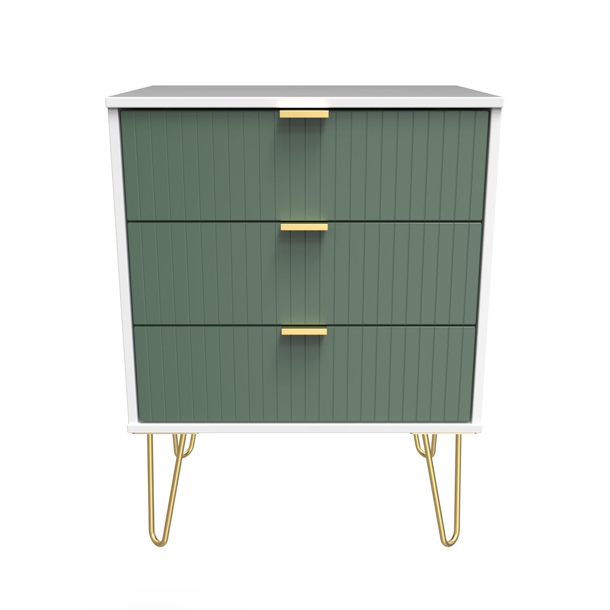 Linear 3 Drawer Midi Chest with Legs