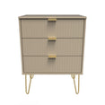 Linear 3 Drawer Midi Chest with Legs