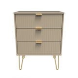 Linear 3 Drawer Midi Chest with Legs