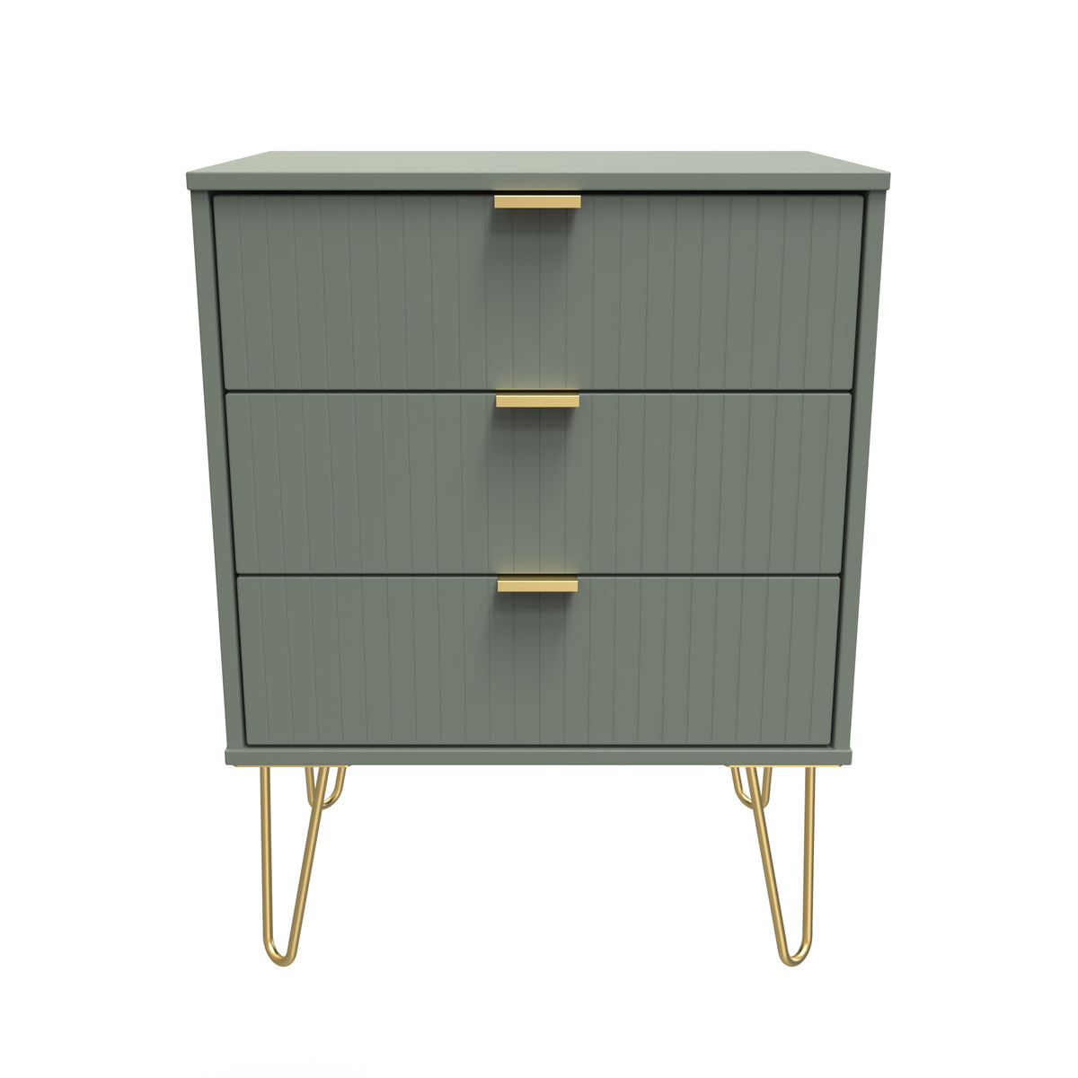 Linear 3 Drawer Midi Chest with Legs