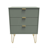 Linear 3 Drawer Midi Chest with Legs