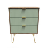 Linear 3 Drawer Midi Chest with Legs