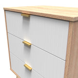 Linear (F) 3 Drawer Midi Chest with Legs