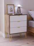 Linear 3 Drawer Midi Chest with Legs