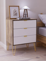 Linear 3 Drawer Midi Chest with Legs