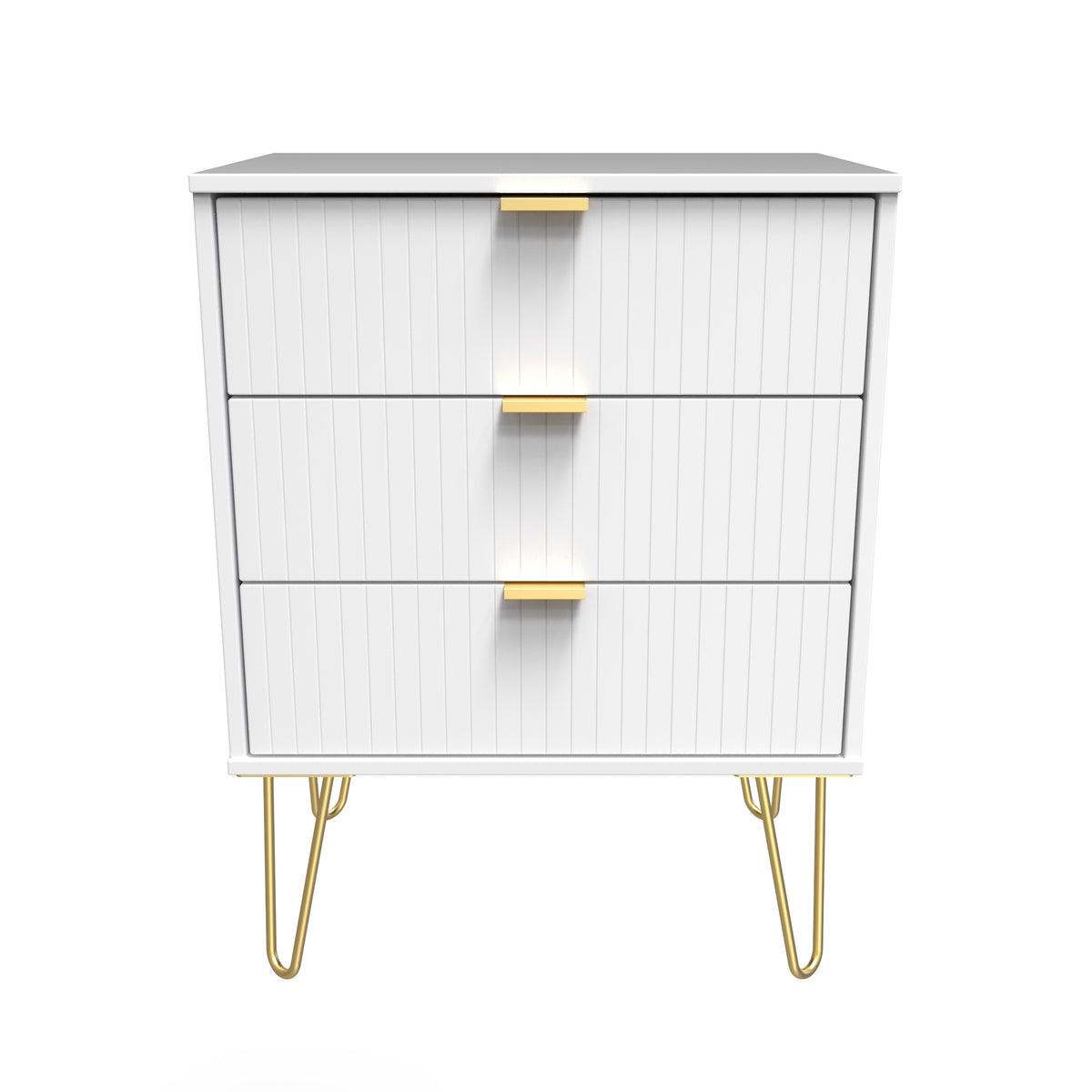 Linear 3 Drawer Midi Chest with Legs
