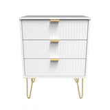 Linear 3 Drawer Midi Chest with Legs