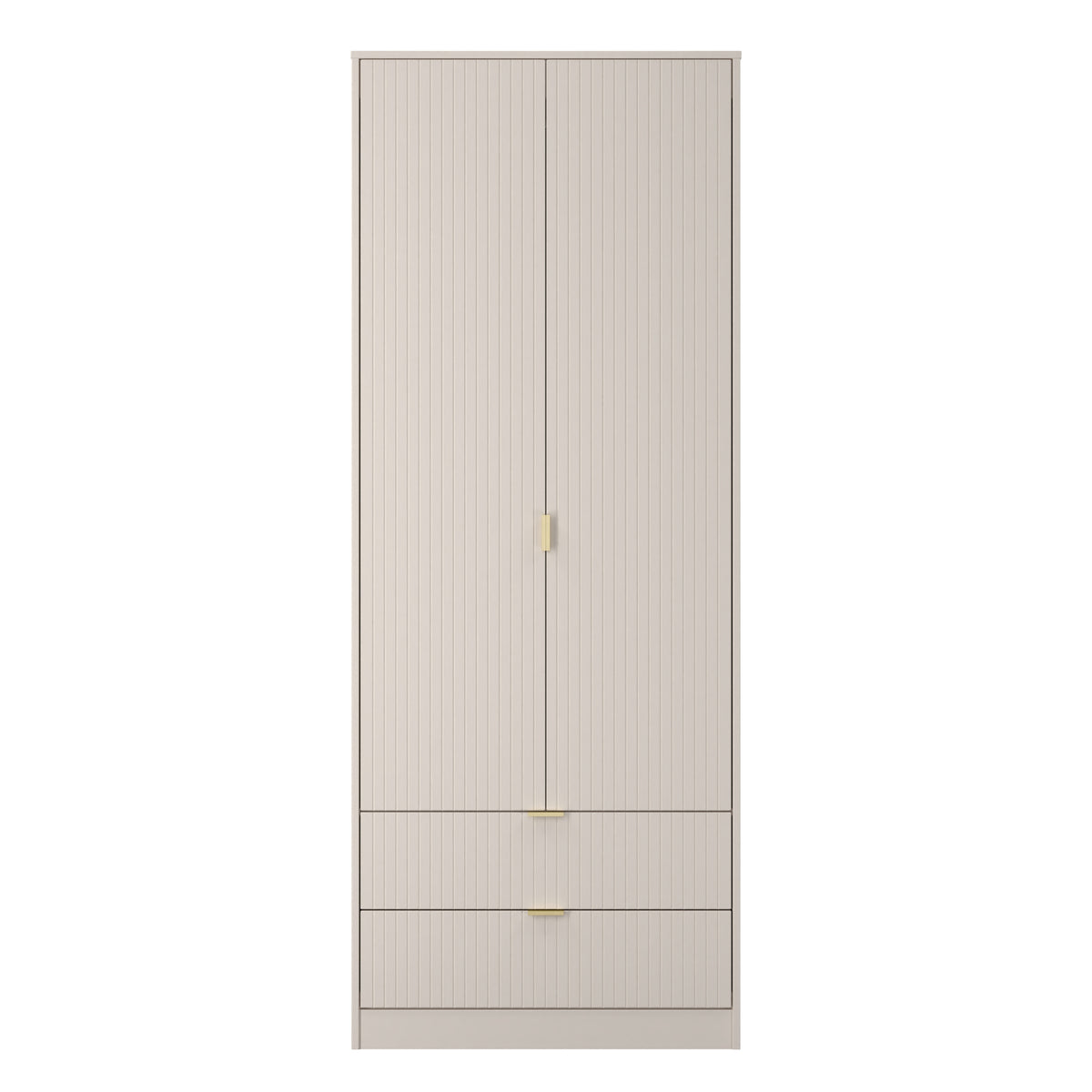 Linear Tall 2 Drawer Wardrobe