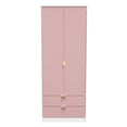 Linear Tall 2 Drawer Wardrobe