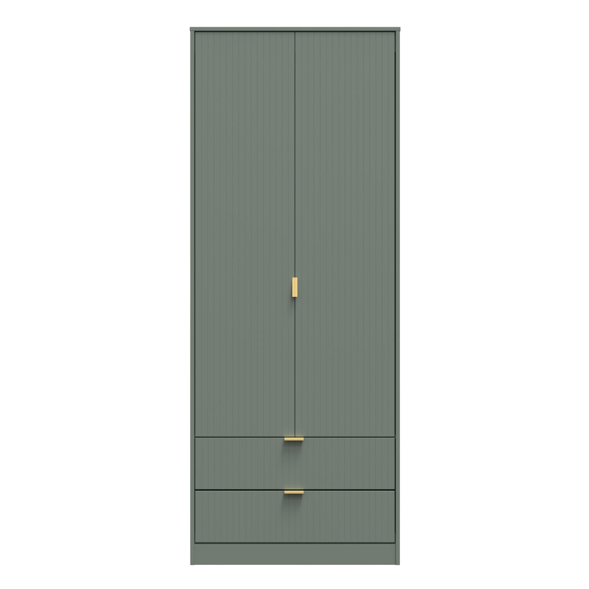 Linear Tall 2 Drawer Wardrobe