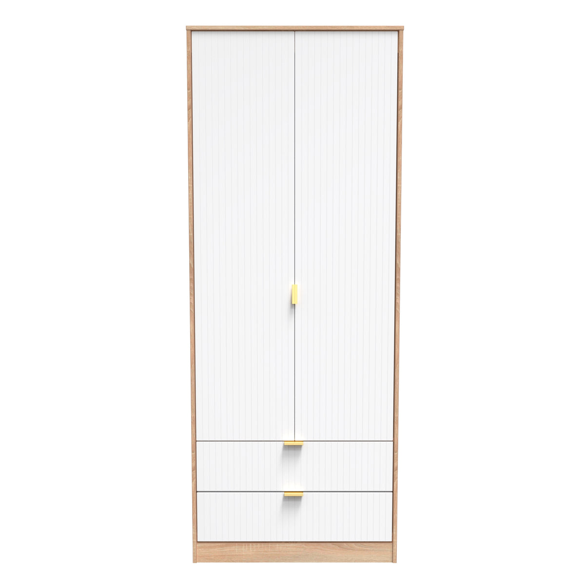 Linear (F) Tall 2 Drawer Wardrobe