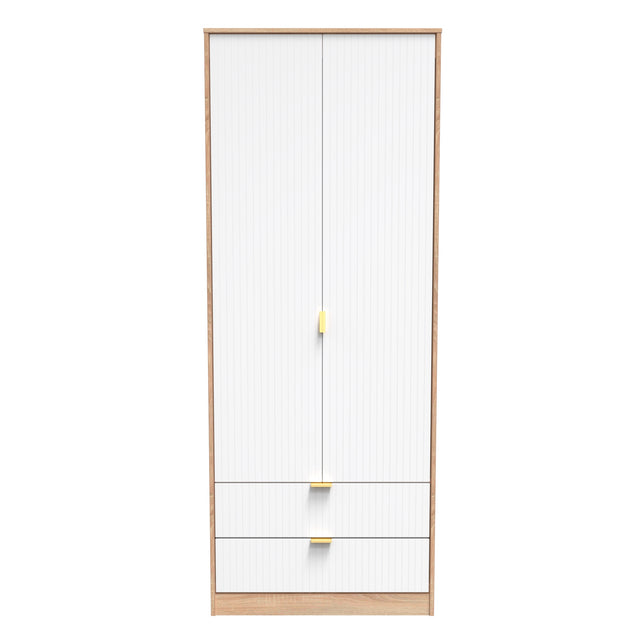 Linear (F) Tall 2 Drawer Wardrobe
