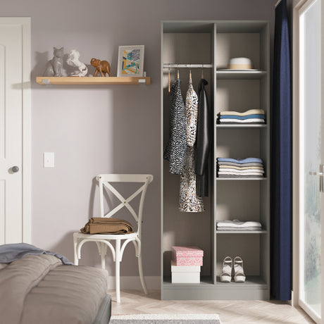 Linear Tall Open Wardrobe