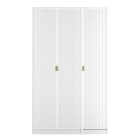Linear Tall Triple Plain Wardrobe