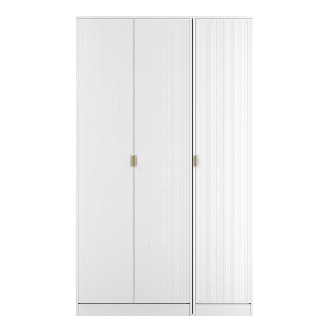Linear Tall Triple Plain Wardrobe