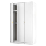 Linear Tall Triple Plain Wardrobe