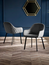 Lima Upholstered Dining Chair (Set of 2)