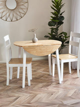 Linwood Round 2-4 Seater Drop Leaf Dining Table
