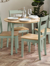 Linwood Round 2-4 Seater Drop Leaf Dining Table