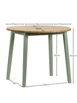 Linwood Round 2-4 Seater Drop Leaf Dining Table