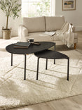 Lorette Teardrop Nest of 2 Coffee Tables