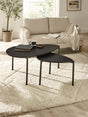Lorette Teardrop Nest of 2 Coffee Tables
