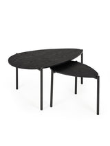 Lorette Teardrop Nest of 2 Coffee Tables