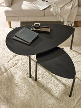 Lorette Teardrop Nest of 2 Coffee Tables