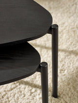 Lorette Teardrop Nest of 2 Coffee Tables