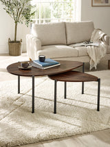 Lorette Teardrop Nest of 2 Coffee Tables