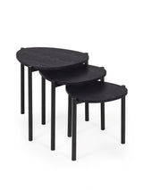 Lorette Teardrop Nest of 3 Side Tables