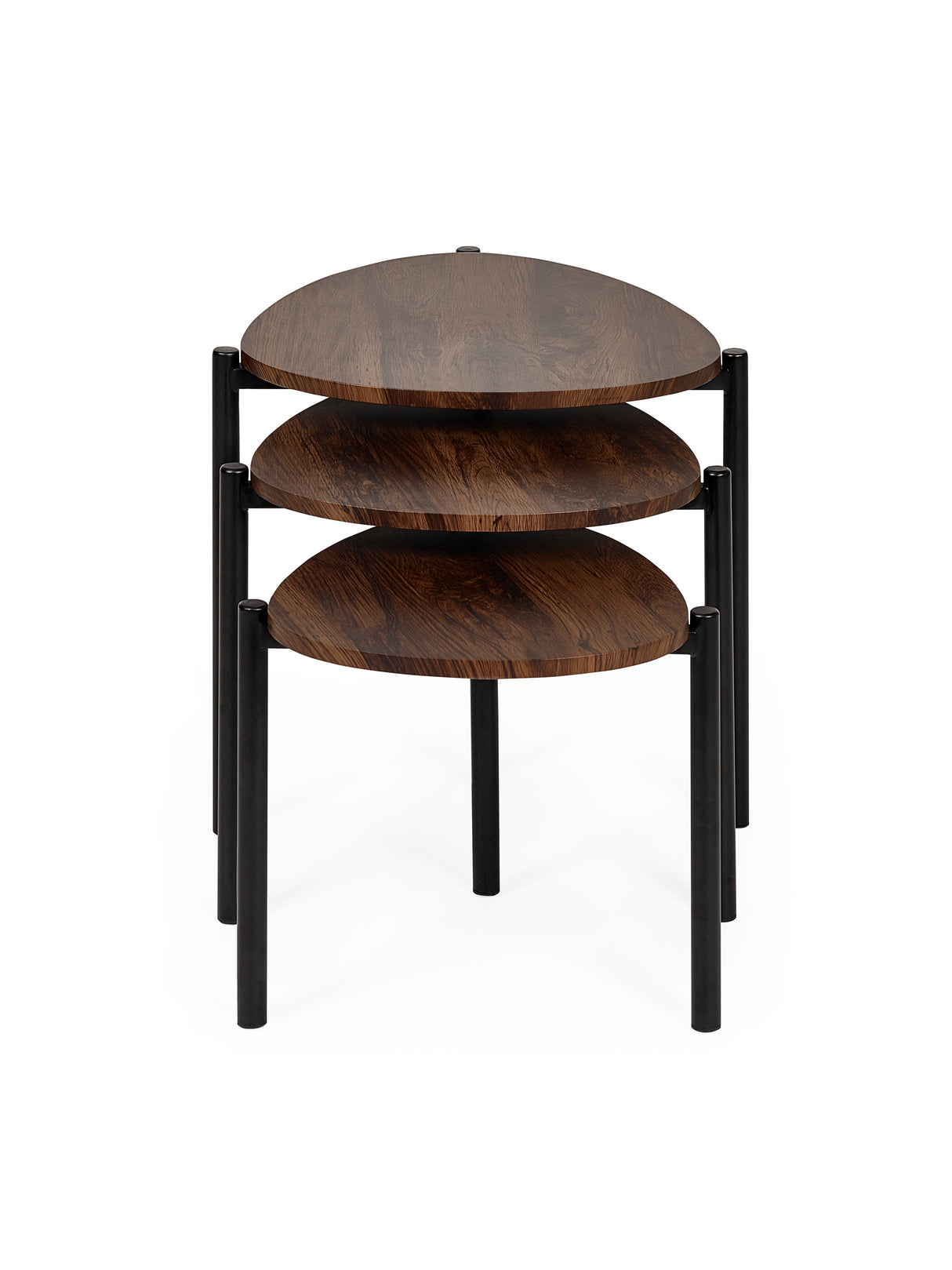 Lorette Teardrop Nest of 3 Side Tables