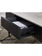 Louis Fluted 2 Drawer Coffee Table