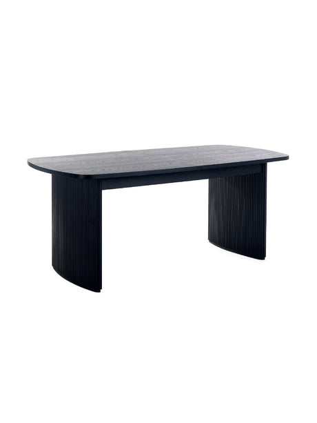 Louis Fluted Rectangular Extending 4-6 Seater Dining Table