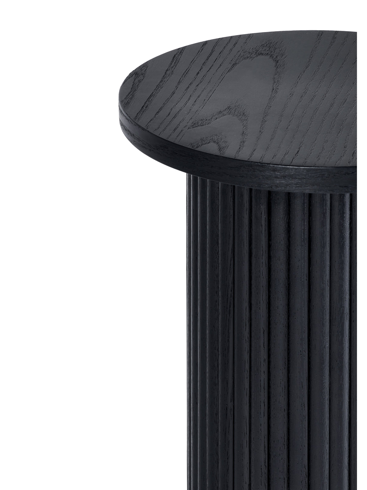 Louis Fluted Round Drinks Side Table