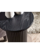 Louis Fluted Round Drinks Side Table