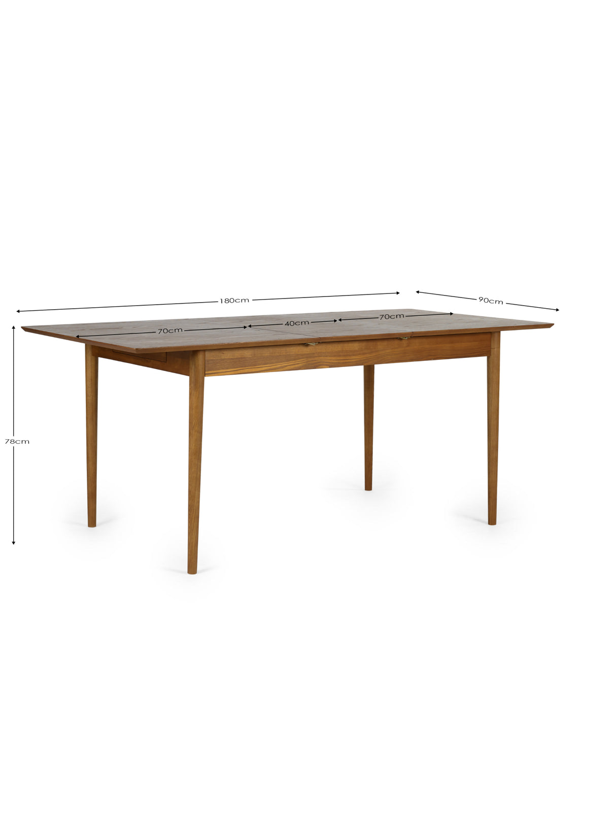 Lowry Rectangular 4-6 Seater Dining Table with 2 Drawers