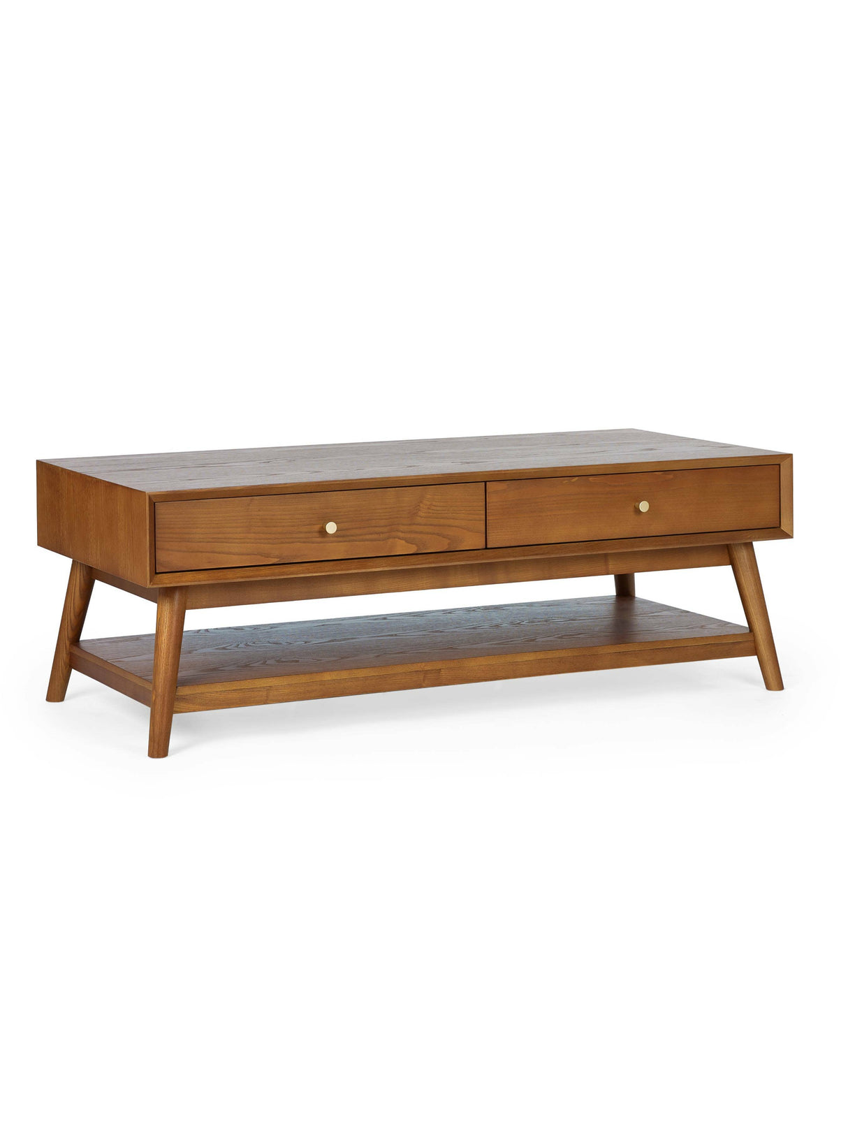 Lowry 2 Drawer Coffee Table with Shelf