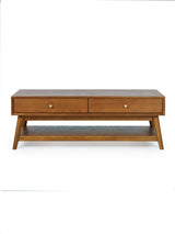 Lowry 2 Drawer Coffee Table with Shelf