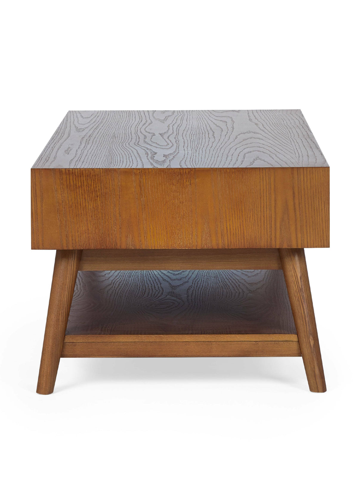 Lowry 2 Drawer Coffee Table with Shelf