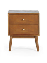 Lowry 2 Drawer Bedside Table