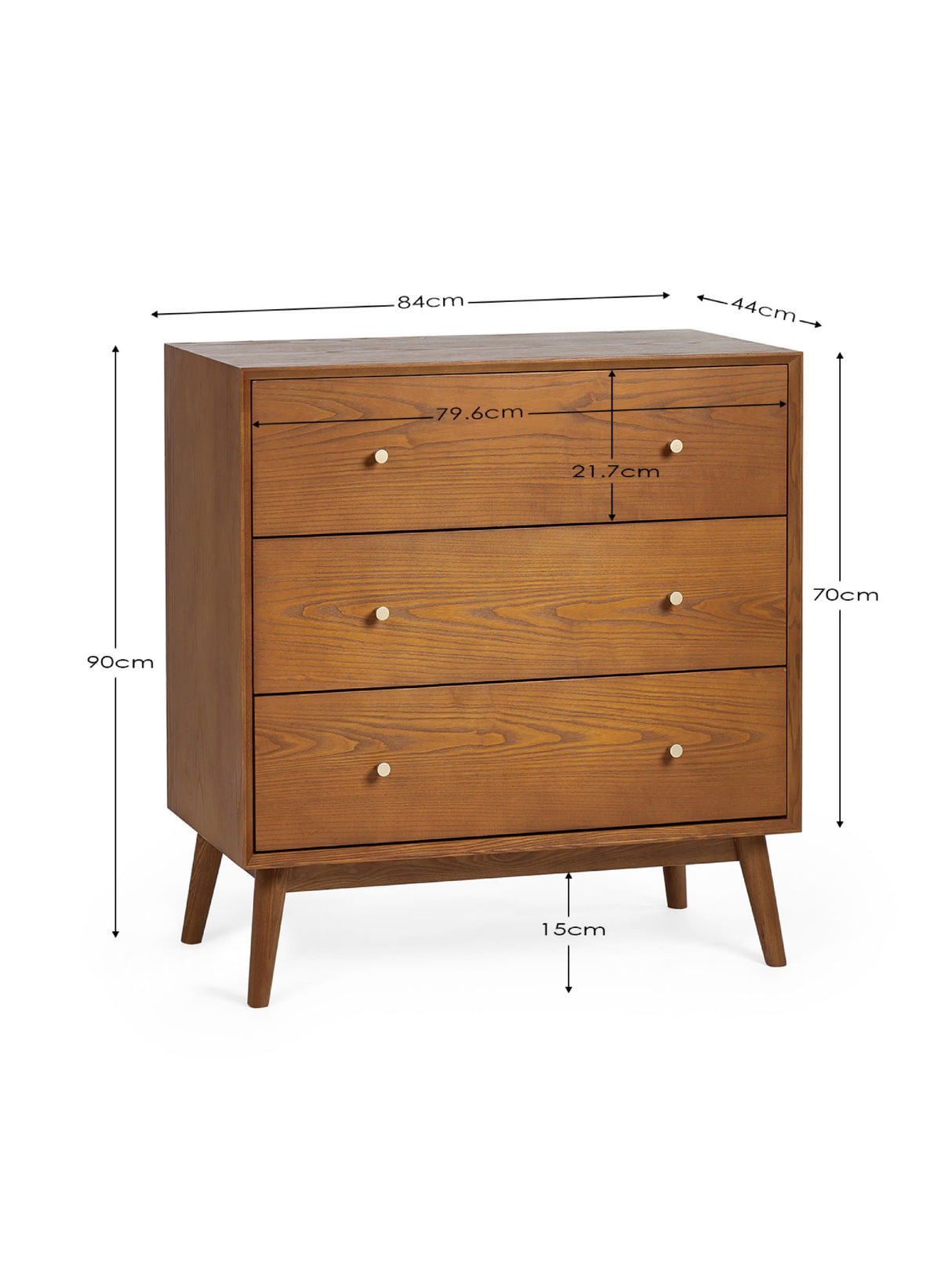 Lowry 3 Drawer Chest