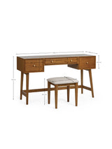Lowry 3 Drawer Dressing Table and Stool